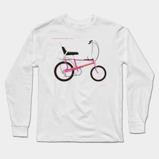 Raleigh Chopper Mk2 Pinky 5 Speed, 1974 Long Sleeve T-Shirt